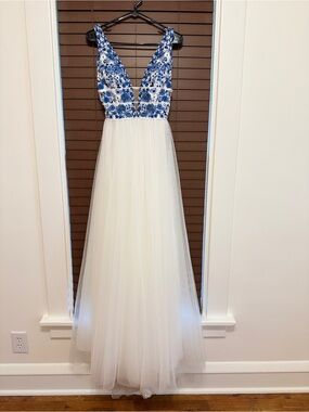 Sherri Hill | Dresses | Sherri Hill Style 55344 Royal Blue Prom Gown Floor  Length | Poshmark